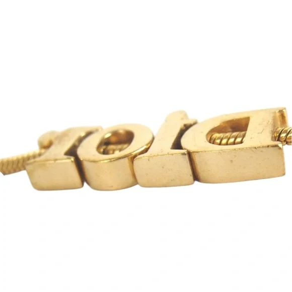 DIOR Gold Letter Bracelet (adjustable)